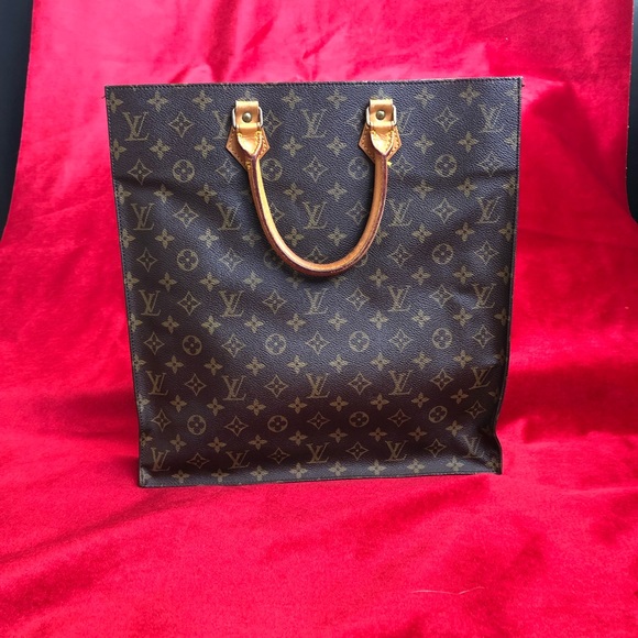 Authentic Louis Vuitton Hand Bag Sac Plat - Picture 7 of 8